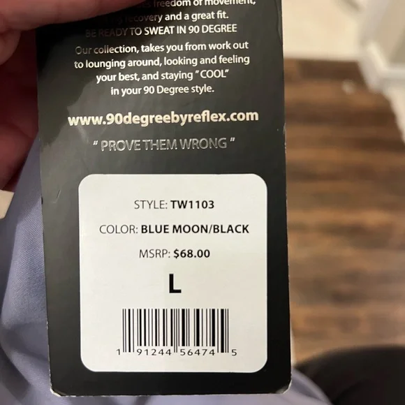 90 Degree By Reflex Purple Tank Top with Wide Straps - Picture 4 of 4